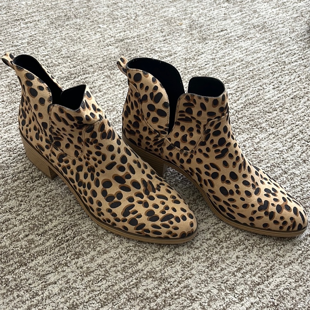 Leopard Booties